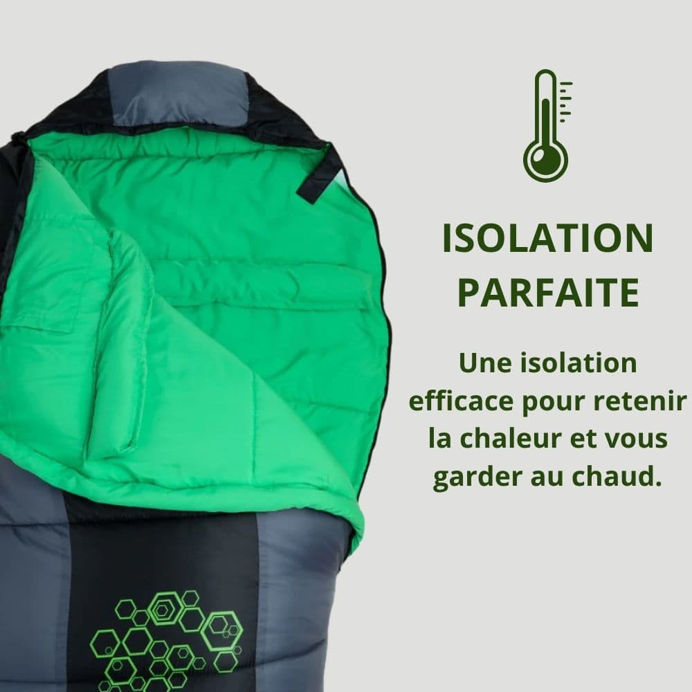 Sac de couchage -15° Duvet Trekking - Montagne Hiver
