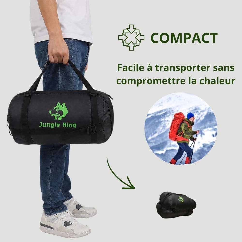 Sac de couchage -15° Duvet Trekking - Montagne Hiver